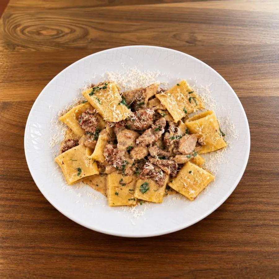 Fettuccine Con Porcini